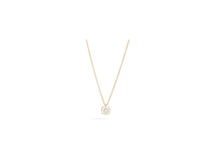Pendentif Recarlo Anniversary en or jaune et diamant 0.26ct, 45cm