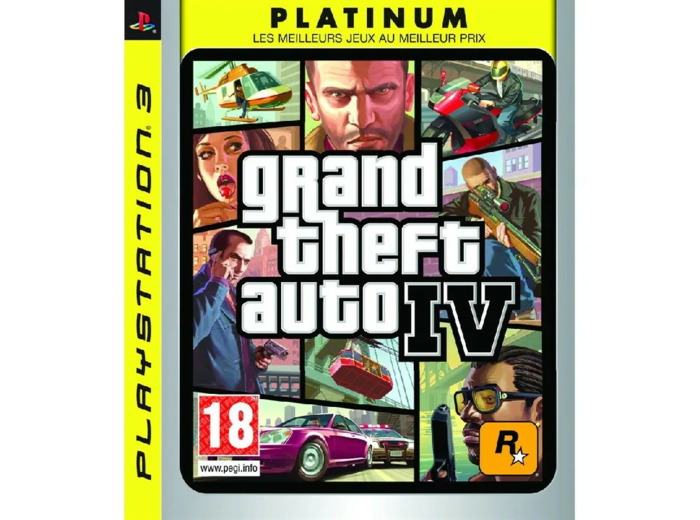 Jeu Ps3 Grand Theft Auto Iv (4) Platinum