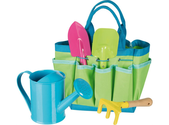 Outils de jardin avec sac