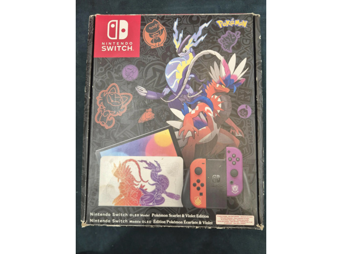 Console Nintendo Switch OLED Pokemon Ecarlate et Violet