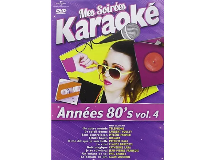 Dvd Mes Soirées Karaoké 1980's /vol.4