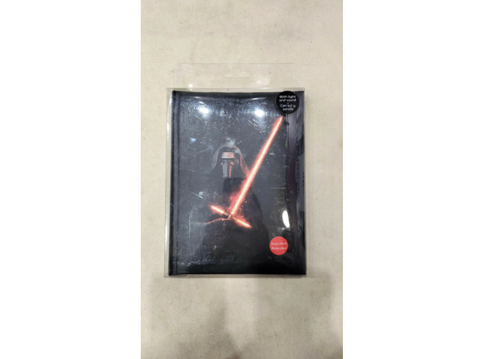 Cahier Lumineux Star Wars Episode 7 - Kylo Ren Lightsaber 15x20cm