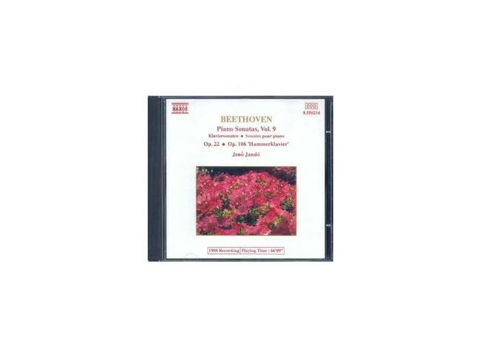 Cd Sonates pour piano nos. 11 & 29 Jando, piano