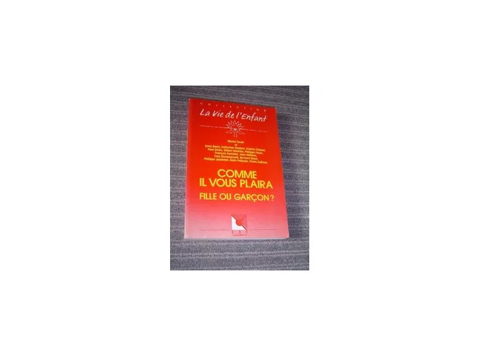 Livre Comme il vous plaira, fille ou garçon