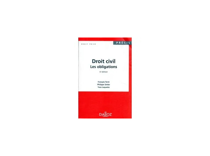 Livre Droit civil les obligations