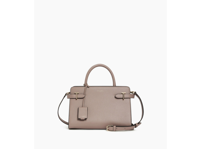 Sac à main moyen modèle Emilie en cuir grainé