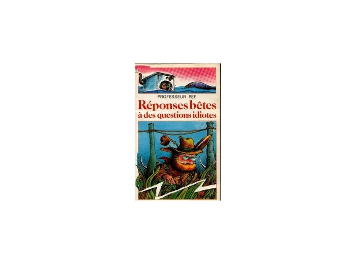 Livre Réponses Bêtes À Des Questions Idiotes