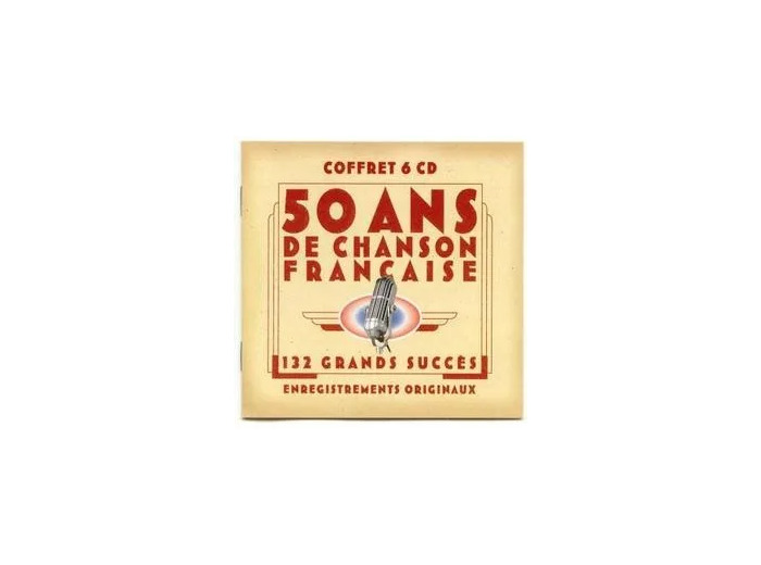 Cd 50 ans de chanson francaise (coffret 6 CD)
