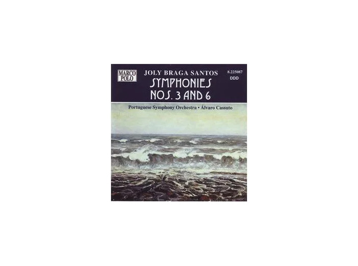 Cd Joly Braga Santos - Symphonies Nos. 3 And 6 (1998)
