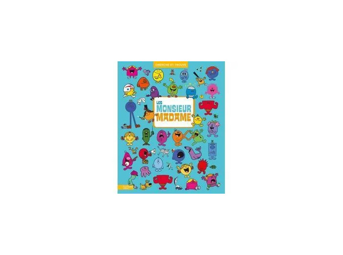 Livre Monsieur Madame Compilation Cherche et Trouve 1 et 2