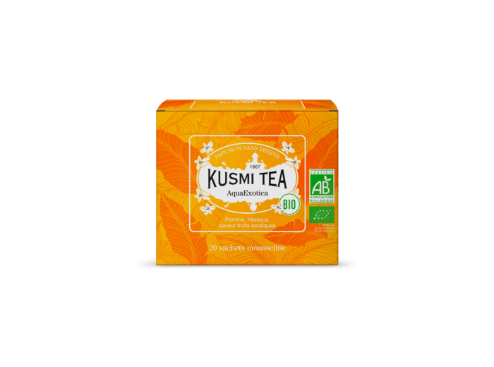 Infusions & Déthéinés AquaExotica Bio - Etui 20 sachets mousseline - 40gr