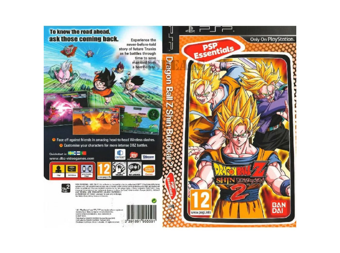 Jeu Psp Dragon Ball z Shin Budokai 2 Another Road