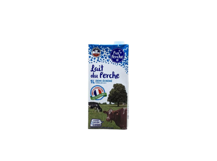 Lait demi-écrémé UHT 1L