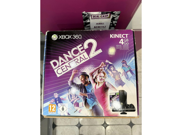 Console Sony Microsoft Xbox 360 - Console de jeux - noir mat - Dance Central 2