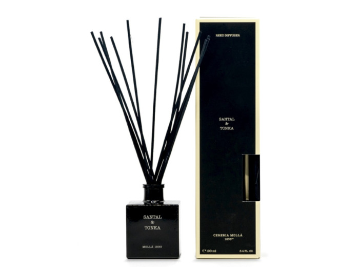 Diffuseur bâtonnets  : Santal & Tonka - Black