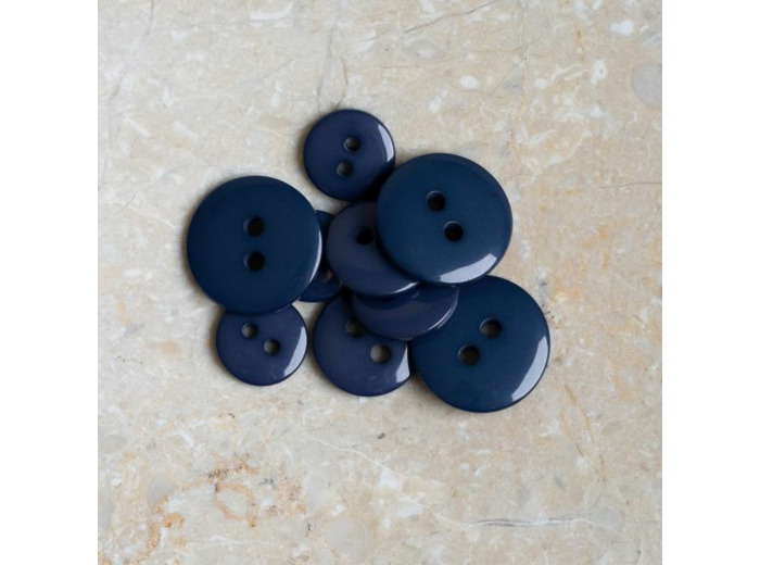 Atelier Brunette - Bouton Classic Shine Cobalt - 12 mm