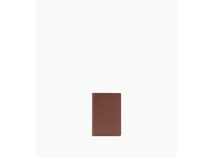 Petit porte cartes Charles en cuir grainé