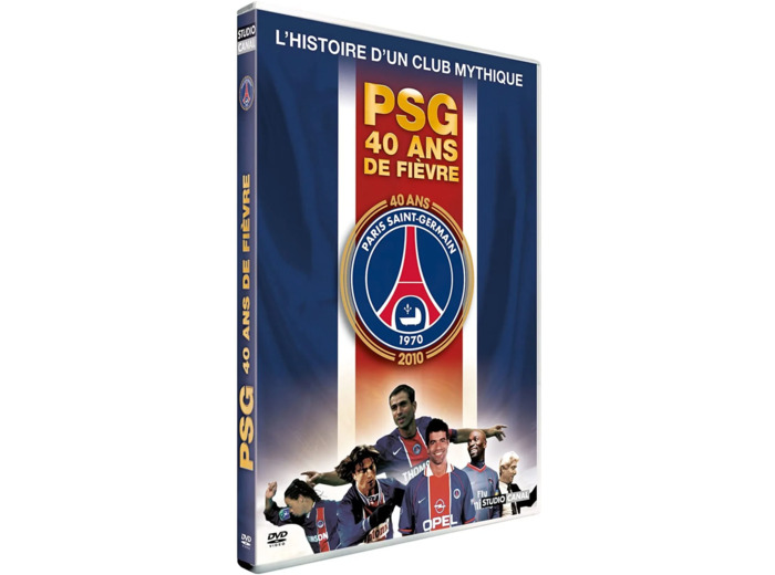 Dvd PSG, 40 ans de fièvre