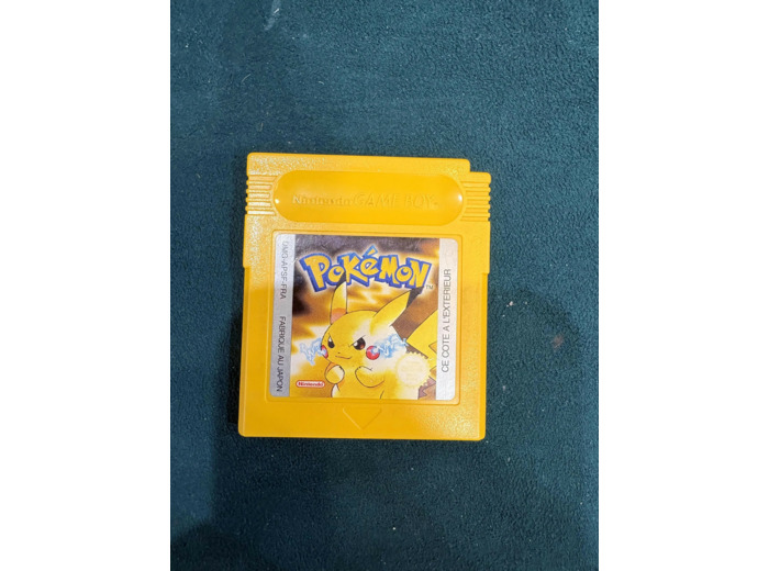 Jeu Gameboy Gb Pokemon Jaune