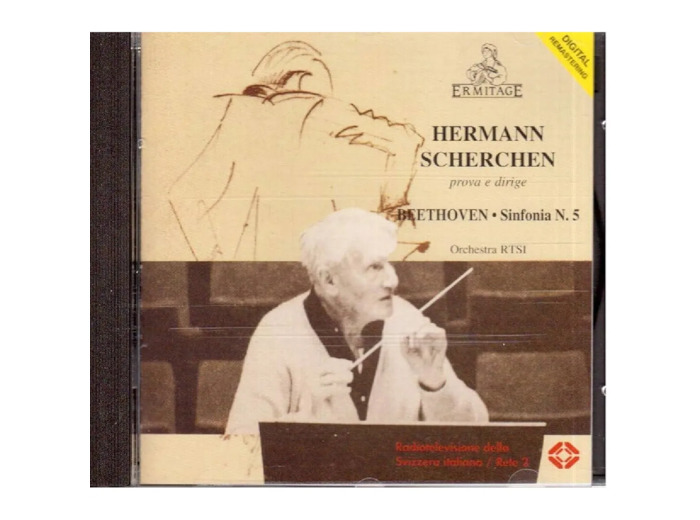Cd Hermann Scherchen, Beethoven Sinfonia No.5 ,Orchetsra RTSI