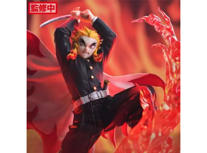[FIGURINE] Demon Slayer Kimetsu no Yaiba - Xross Link - Kyojuro Rengoku  (Vs Akaza)