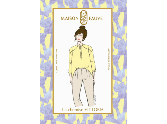 Maison Fauve - Patron Couture Femme Liquette "Vittoria" du 34 au 52