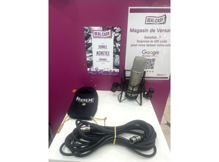 Micro Rode microphone nt1 5ème génération argent