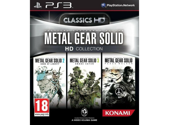 Jeu PS3 Metal Gear Solid HD Collection