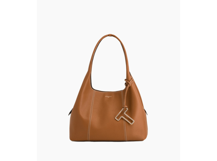 Sac porté épaule moyen modèle Juliette en cuir grainé