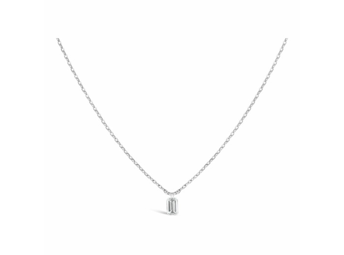 Collier Sarlane Etincelle en or blanc et diamant