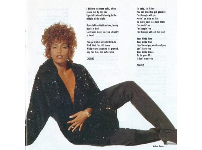 Cd Whitney Houston - I'm Your Baby Tonight (1990)
