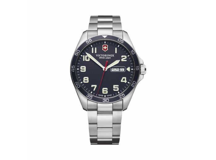 Montre Victorinox FieldForce, cadran bleu, 42mm