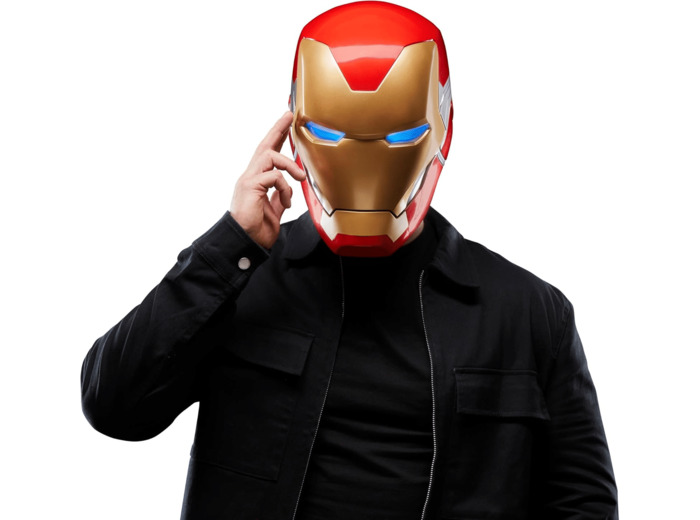 Avengers Marvel Legends Series, Casque électronique Premium Iron Man avec Effets Lumineux, Endgame