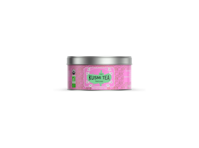 Thés Aromatisés Verts Vert Rose bio - Boîte métal 20gr