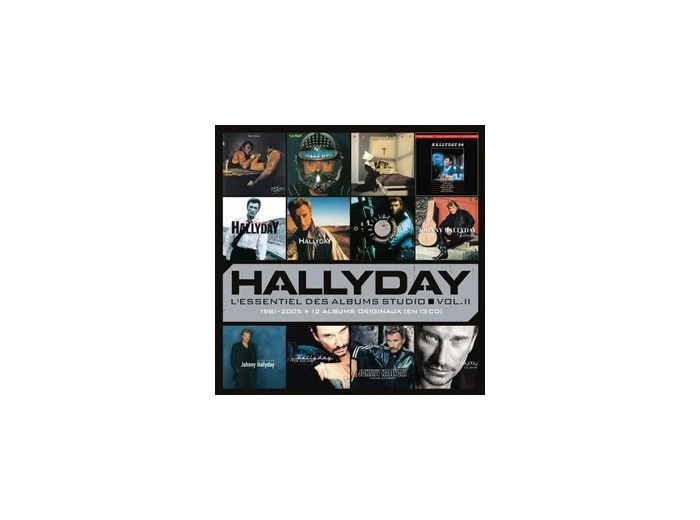 Cd Johnny Hallyday - L'essentiel Des Albums Studio Vol. II (1981 - 2005) (2010)