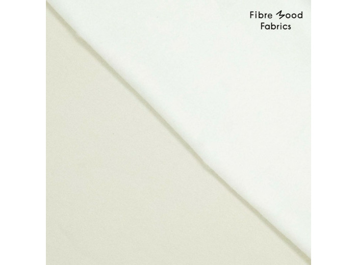 Fibre Mood - Tissu Jersey Sweat de Coton Gratté "Judith" Uni Couleur Sable