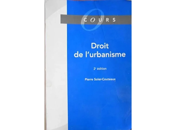 Livre Droit de l'urbanisme