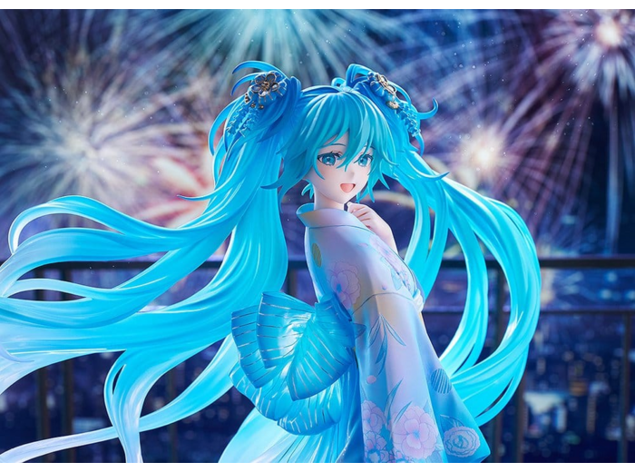 [EXCLU WEB] Character Vocal Series 01: Hatsune Miku PVC 1/7 Music & Fire Works Ver. 23 cm