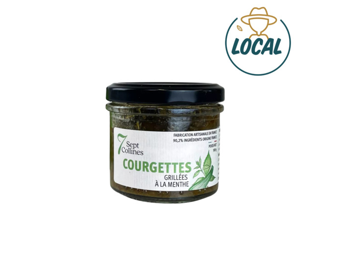 Courgettes Grillées à la Menthe - Les 7 collines