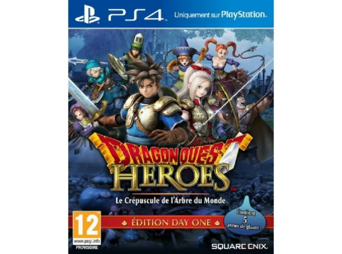 Jeu Ps4 Dragon Quest Heroes le Crepuscule de L'arbre Du Monde