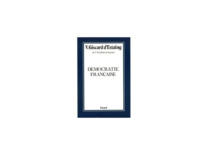 Livre Démocratie française