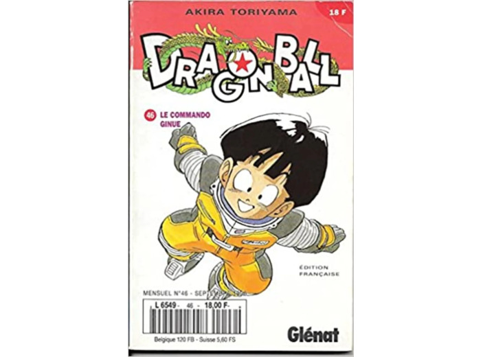 Livre Dragon ball - le commando ginue n°46