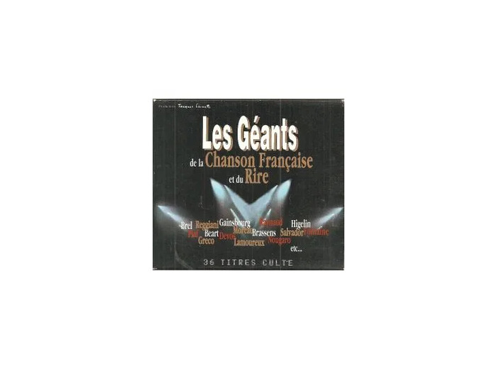 Cd Les Geants de la chanson Francaise et du Rire