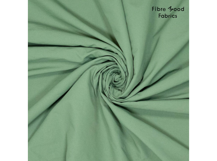 Fibre Mood - Tissu Nylon Imperméable pour Vêtements de Sport et Plein Air "Ash" - Uni Vert