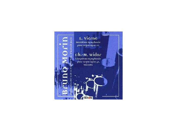Cd 2ème symphonie pour orgue op 20 5ème symphonie op 42 avec Toccata