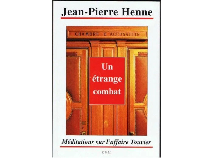 Livre Un étrange combat - méditations sur l'affaire Touvier