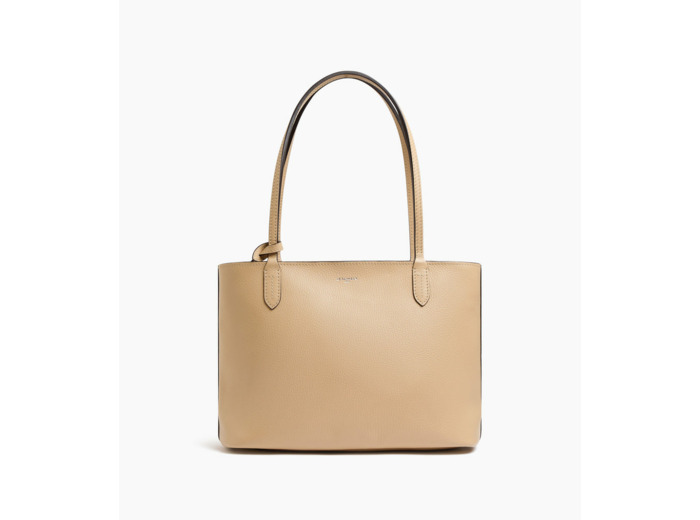 Petit sac cabas Louise en cuir grainé