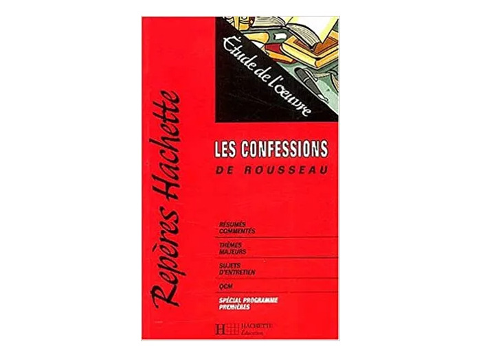 Livre Les Confessions De Rousseau