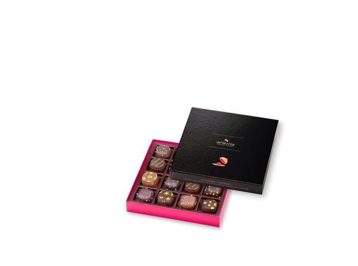 Coffret Initiation 16 chocolats noirs et lait 160g net - Collection Initiation Chocolat