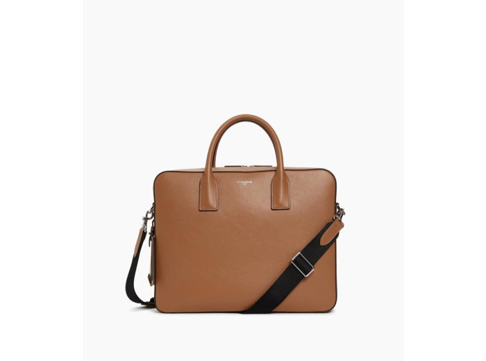 Porte documents 14" Emile en cuir grainé